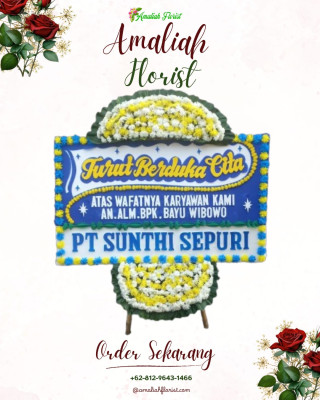 Papan Bunga Duka di Mekarharja