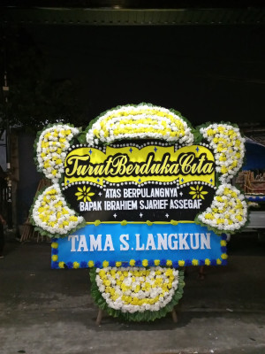 Papan Bunga Duka di Mekarharja